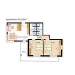 Alpen-appartements Zuercher Apartament